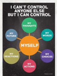 I can't control anyone else but myself I can't control anyone else but myself